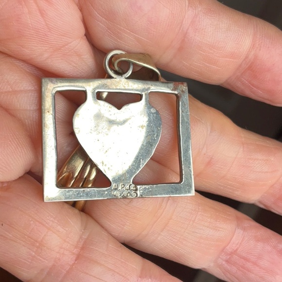 Silver heart pendant - Picture 4 of 5
